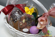 Easter Composition with Champagne and Sweets — photo 2